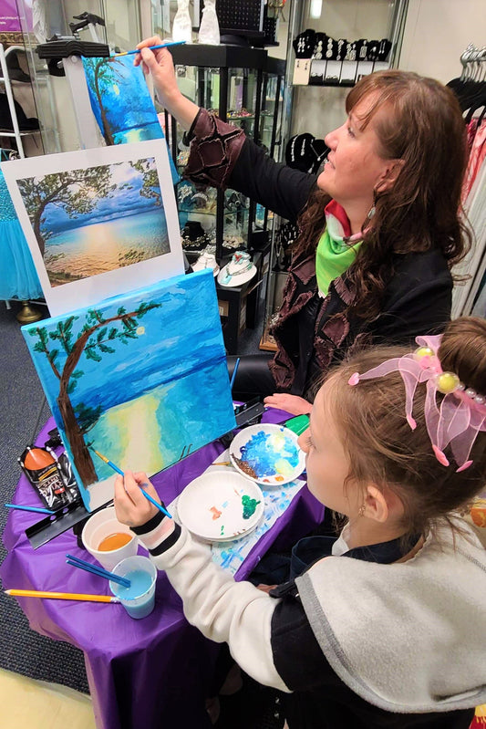 Drawing and painting class for children and kids at Art & Style Academy by Alesia Chaika private classes in Buffalo Grove, IL Chicago